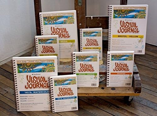 Strathmore 300 Series Visual Bristol Journal, 9"x12" Vellum, Wire Bound, 24 Sheets