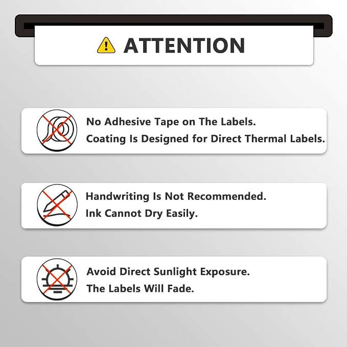 BETCKEY - Compatible DYMO 30336 (1" x 2-1/8") Rerurn Address Labels - Compatible with DYMO Labelwriter 450, 4XL, NOT FIT 550 & 5XL [10 Rolls/5000 Labels]