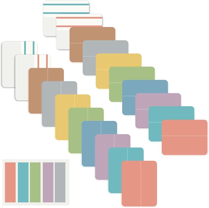 ELII 500 PCS Tabs for Annotating Books, Clear Book Tabs Sticky Index Tabs | Sticky Notes,Labels for Pages Notebooks,Self Adhesive, ,Repositionable, Tape Flags,Smooth Writing,Safety Material