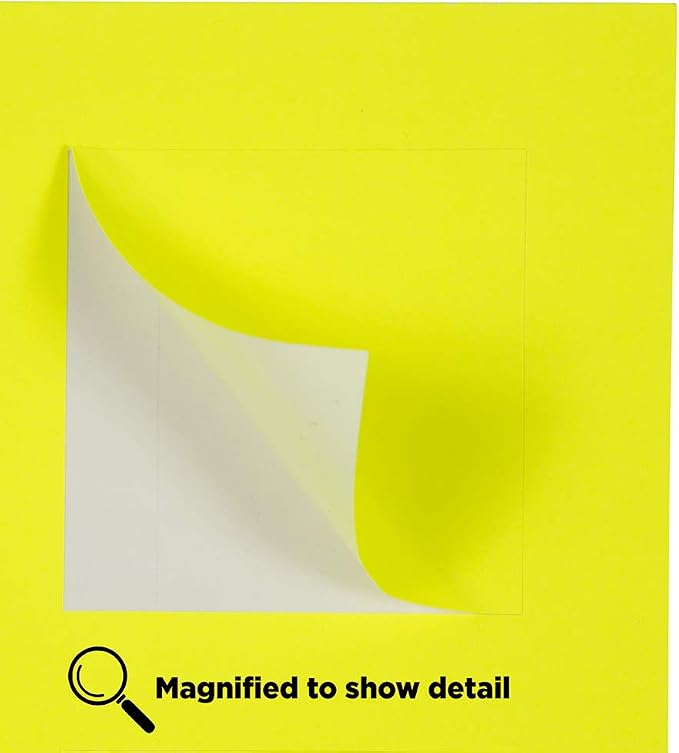 JAM PAPER Product & Container Labels - Square - 2 x 2 - Neon Yellow - 120/Pack