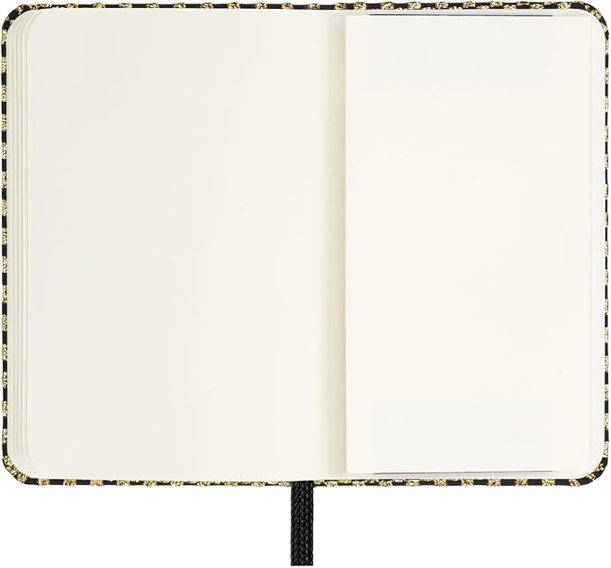 Moleskine Limited Edition Notebook Holiday Shine Box, Extra Small, Plain, Gold, Hard Cover (2.5 x 4)