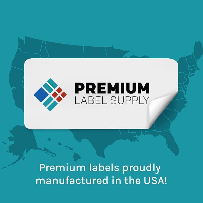 Premium Label Supply White Address Sticker Labels – 2.625" x 1" – Laser/Inkjet Compatible – (30 per Sheet), 500 Sheets - 15,000 Total Adhesive FBA Labels