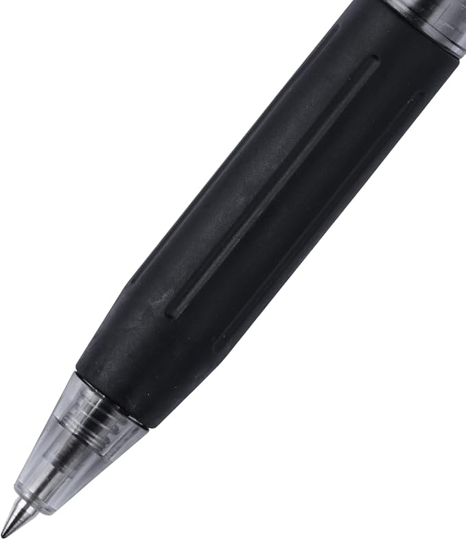 EYEYE G-103 Black Gel Pens 0.7mm, 10 Pack Retractable Medium Point Ballpoint Pen Quick Drying, Pen Fine Point Smooth Writing Pens for Office School Supplies