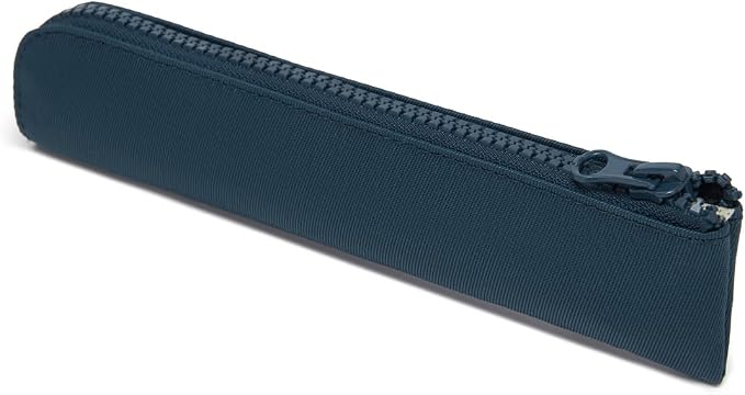 Slim Pencil Case Small Pencil Pouch Pen Case (Royal blue/OF)