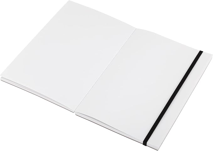 SoHo Urban Artist Brick Sketchbook Journals for Sketching, Drawing, Colored Pencils, Graphite, and More - Mixed Media 5.5"x8.5" (200 GSM, 40 Sheets) - 2 Pack