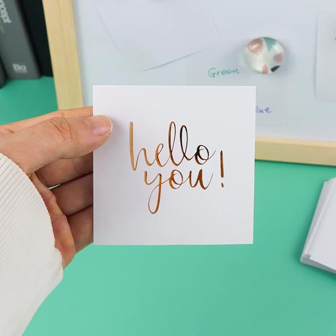 MEI YI TIAN White Blank Memo Notes Cube 3x3 Inch Office Paper Memo Sheets Non-Sticky Memo Pad Cubes for Home Office Taking Notes and Reminders Writing Supplies