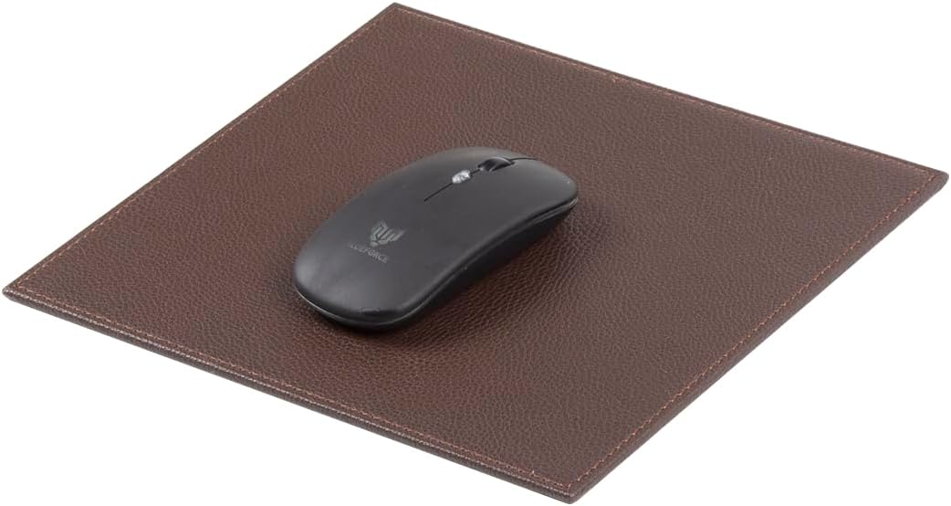 Venus Bonded Leather Executive Desk Set – 12-Piece Luxury Desk Organizer with Desk Mats, Mouse Pad, Name Plate, Pens & Office Accessories (5 Color Options)