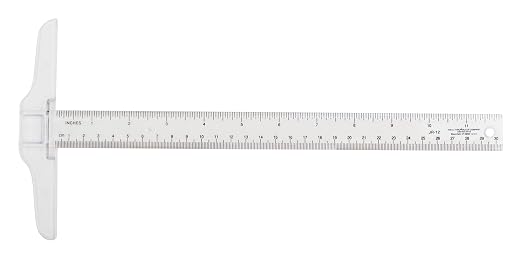 Westcott ‎JR-12 Small Plastic T-Square for Drawing, DIY, Crafts, 12In/30cm