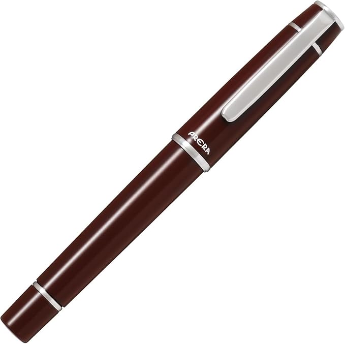 Pilot Fountain Pen Red Brown Fine Pont P-FPR-1-RBN-F With Original Stylus Ballpoint Touch Pen