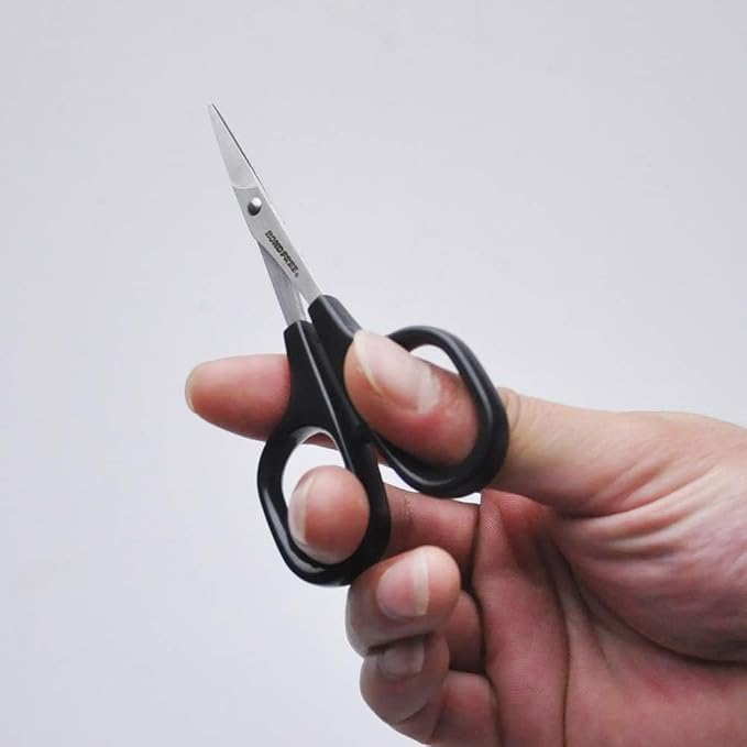 CANARY Japanese Mini Detail Scissors 4", Small Precision Scissors for Paper Crafting, Fabric Cutting, Art Crafts, Eyebrows, Nose Hair, Made in JAPAN