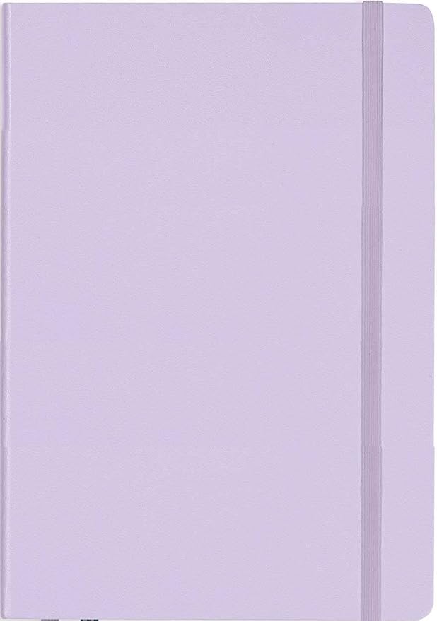 LEUCHTTURM1917 - 120G Special Edition - Medium A5 Plain Hardcover Notebook (Lilac) - 203 Numbered Pages with 120gsm Paper