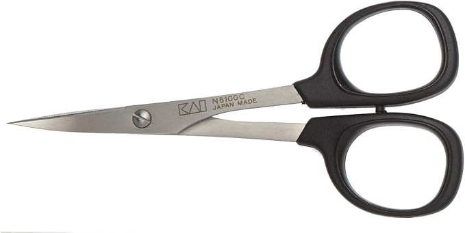 Kai 5100C 4-inch Curved Tip Needlecraft Scissors