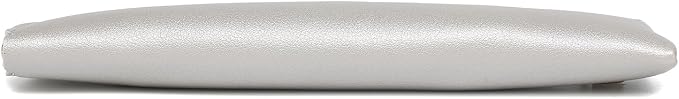 Slim Pencil Case Small Pencil Pouch Pen Case (Pearl Silver/FL)