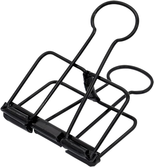 Extra Large Binder Clips 2 Inch, Clamps Black for Office School Supplies (15Pcs)