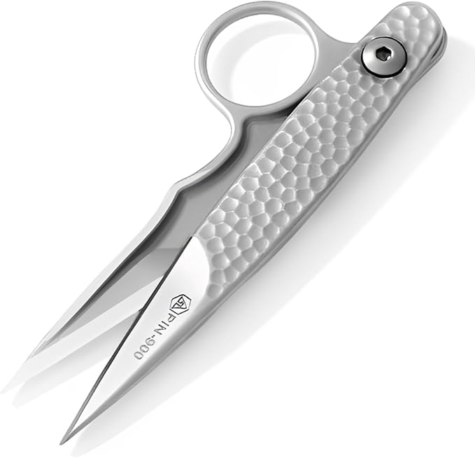 Runsgo Premium Tailor Scissors, Stainless Steel, Comfort Grip, Ambidextrous, Silver, Precision, 11.7cm x 4.3cm, 1 Count