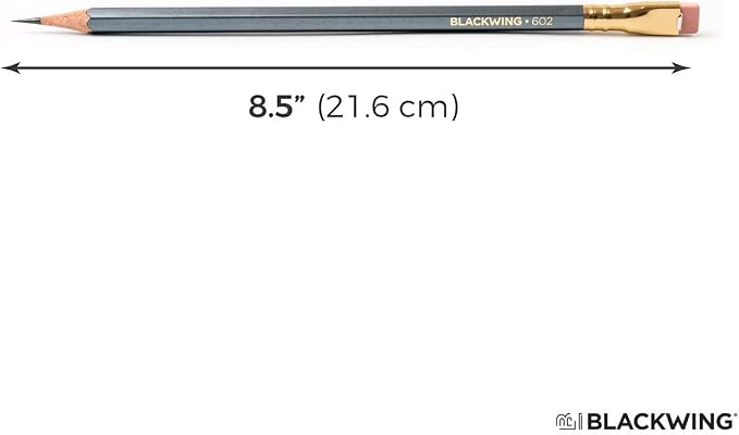 Blackwing Palomino 602-12 Count Pencils with Heritage, Gray