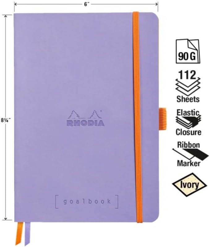 Rhodia Goalbook Journal, A5, Dotted - Iris (117749C)
