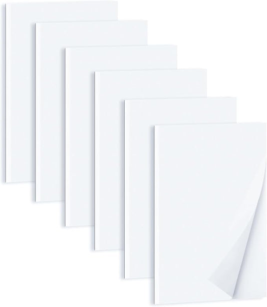 QiCheng Note Pads Memo Pads Small Notepad 50 Sheets 4X6 note pad Scratch Pads for Writing Blank Scratch Pads (6)
