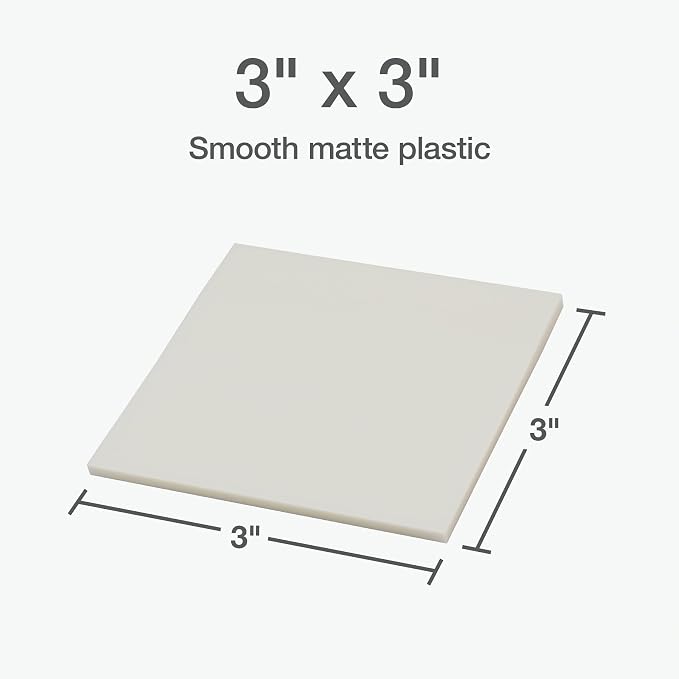 Redi-Tag Translucent Sticky Notes, Transparent Self-Stick Notes, 3" x 3", 4 Pads, 50 Notes Per Pad, 200 Sheets (1006596)