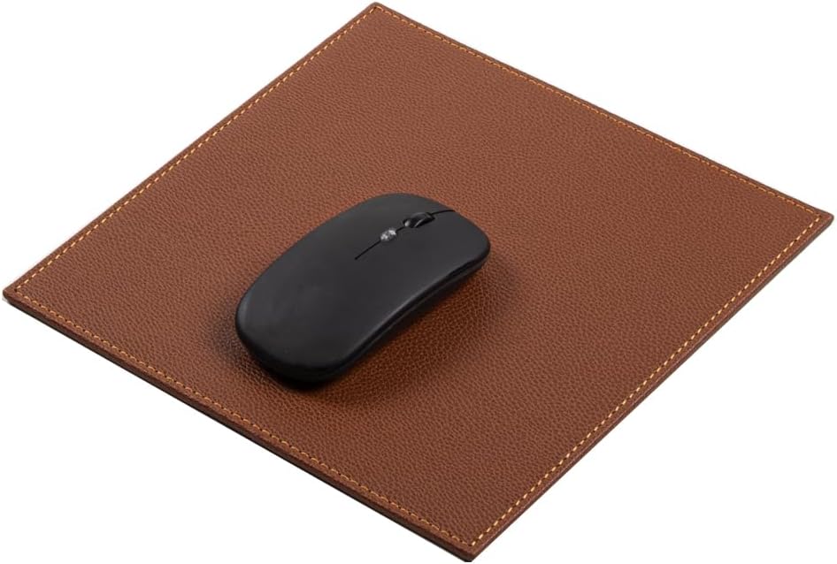 Venus Bonded Leather Executive Desk Set – 12-Piece Luxury Desk Organizer with Desk Pad, Mouse Pad, Name Plate, Pens & Office Accessories (5 Color Options)