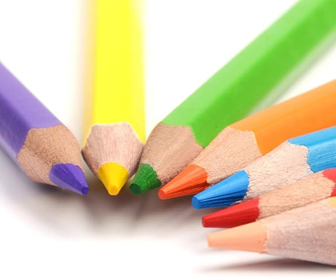 oily soft core smooth color pencil, 36 colors, smooth strokes