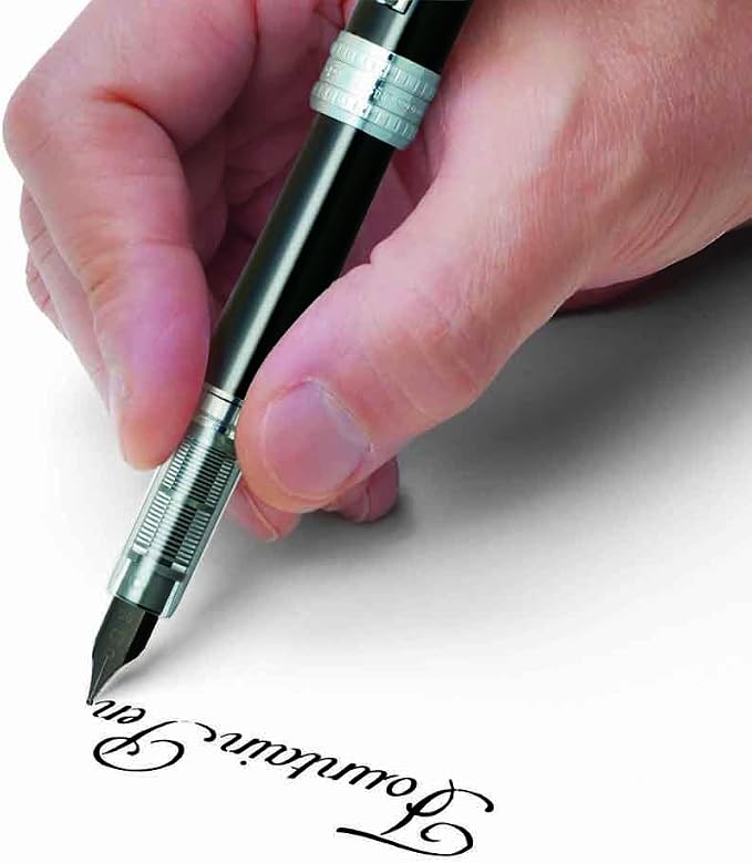 Platinum Fountain Pen, Plaisir Fine Nib, Black (PGB-1000-#1-F)