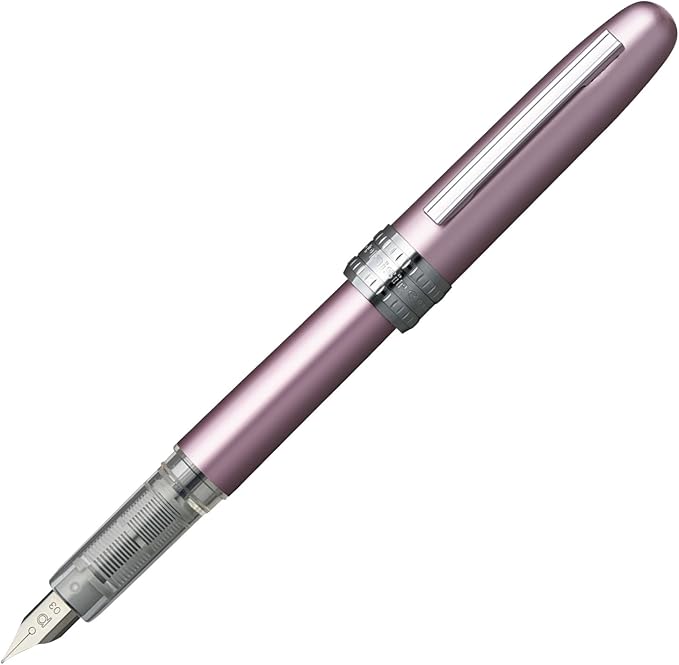 Platinum Fountain Pen, Plaisir Fine Nib, Pink (PGB-1000-#21-F)