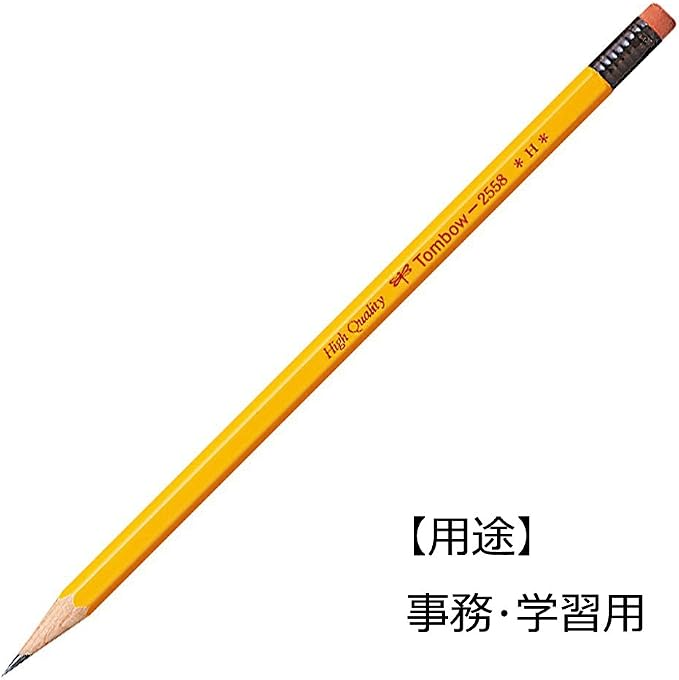 Tombow Pencil Eraser Pencil H 2558 Dozen 2558-H
