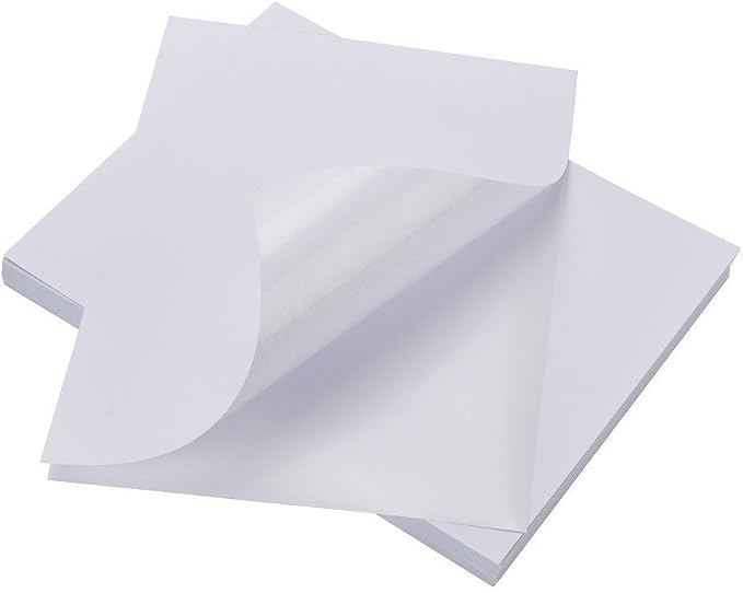 9527 Product Full Sheet Shipping Labels, 8-1/2" x 11" Blank White Sticker Paper, Self Adhesive Address Labels for Laser/Inkjet Printers, 500 Labels