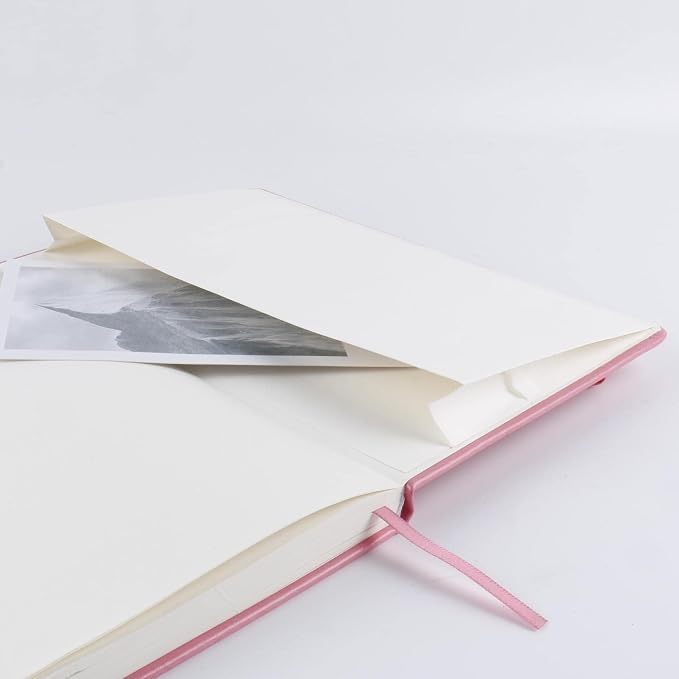 Journal notebook (A5-Lined, Pink Color),192 Pages, Medium 5.7X8.3 inches - 80 gsm Thick Paper, Hardcover
