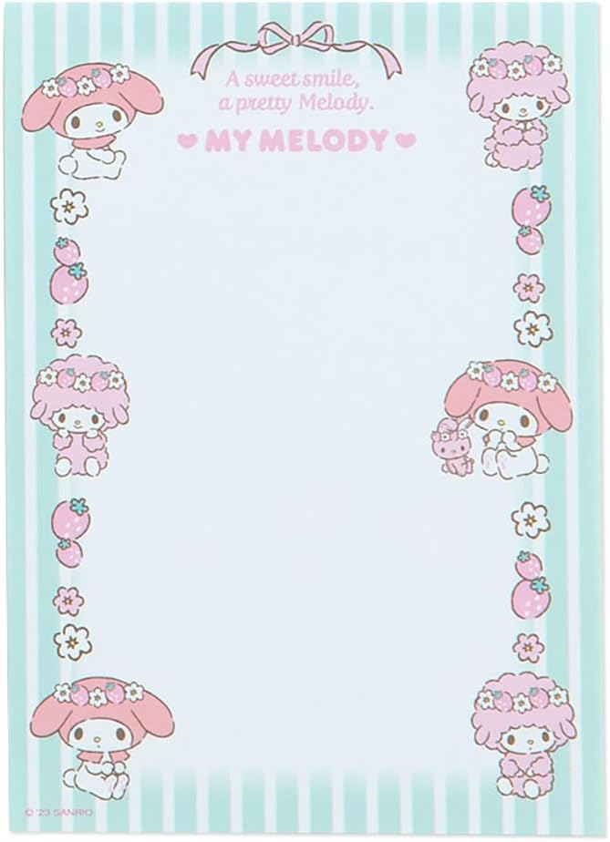 Sanrio My Melody 8 Design Memo 016951