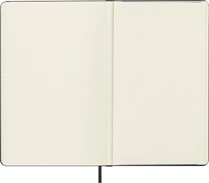 Moleskine Classic Notebook and Kaweco Roller Pen Bundle, Large, Ruled, Black, Hard Cover (5 x 8.25)