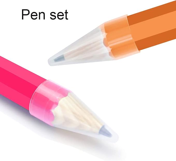 Giant Pencils for Prop/Gifts/Decor - 14 Inch Jumbo Wooden Big Novelty Pencil with Cap for Schools and Homes (Pink)