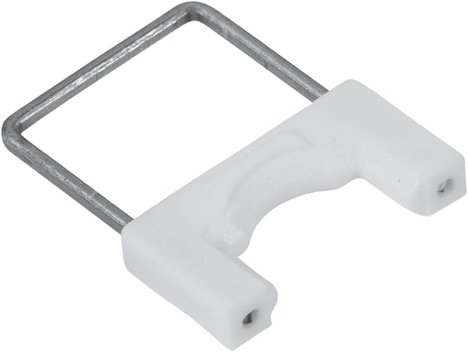 Gardner Bender MPS-2100 Cable Boss Staple, ⅜ Inch., Secures: Coax: RG-6, Voice/Data: CAT 6, (NM) Non-Metalic 14/2, 14/3, 12/2, White, 200 count (Pack of 1)