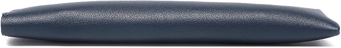 Slim Pencil Case Small Pencil Pouch Pen Case (Navy Blue/FL)