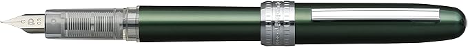 PLATINUM Platinum Fountain Pen, Plaisir Fine Nib, Green (PGB-1000-#41-F)