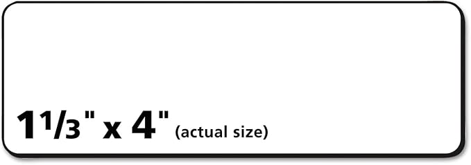 Avery 5162 Easy Peel Address Labels, Laser Print, 1-1/3-Inch x 4-Inch, White, 1400/Box