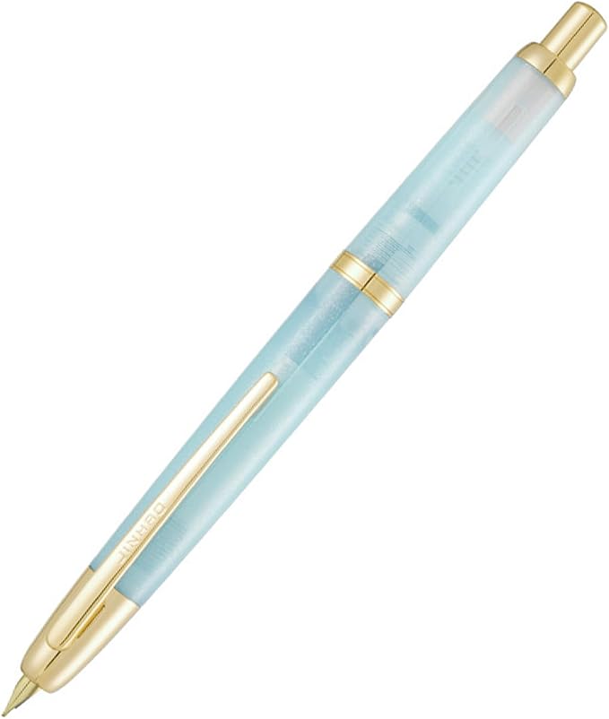 JINHAO 20 Pink Red Gold Clip Press Fountain Pen Retractable Nib Ink Pen with Converter Stationery School Supplies