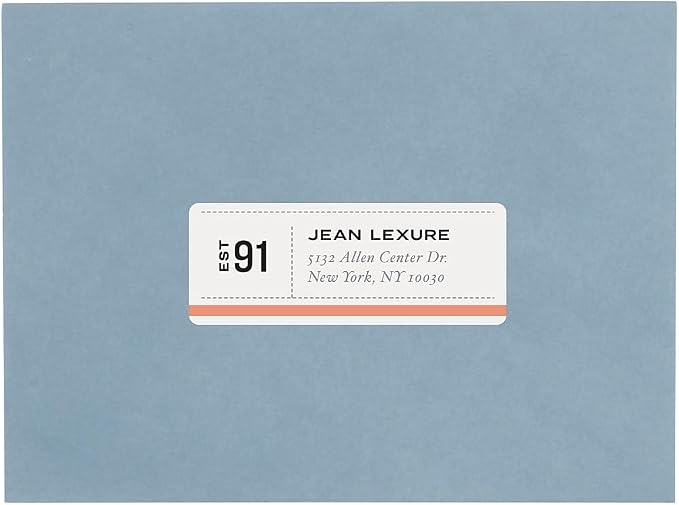 Avery Easy Peel Address Labels, Inkjet Printers, White, 1" x 2-5/8", Box of 750 Labels (08160)