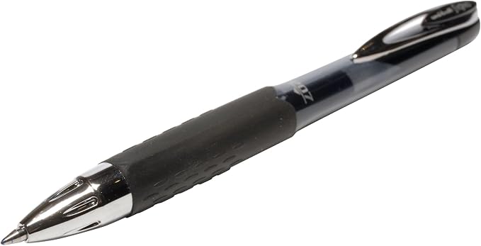 uniball™ 207 Gel Pens, Blue Ink, 0.5mm Micro Point, Retractable, 12 Count, Smooth Writing, Fraud-Resistant, uni Super Ink™