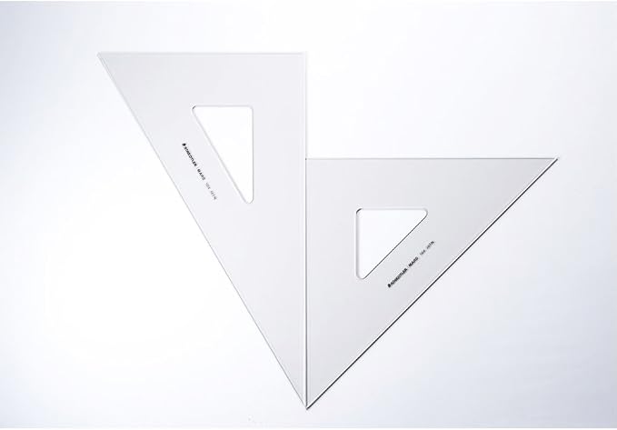 STAEDTLER 564 36 TN Ruler Triangle Ruler for Drafting Set Ink Edge Mars