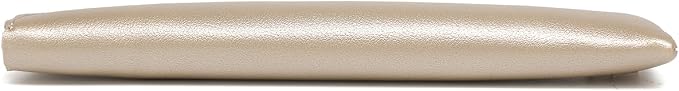 Slim Pencil Case Small Pencil Pouch Pen Case (Pearl White Tea/FL)