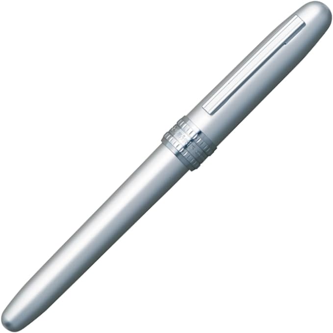 Platinum Fountain Pen, Plaisir Medium Nib, Ice White (PGB-1000B-#3-M)