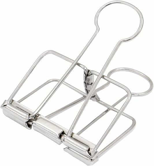 Extra Large Binder Clips 2 Inch, Big Paper Clamps Silver for Office School Supplies (15Pcs)
