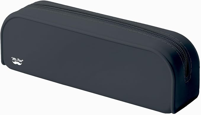 Mr. Pen- Silicone Pencil Case, Aesthetic Pencil Bag for Women, Makeup Pouch | Multifunctional Pouch for Stationery, Cosmetics and Electrical Goods Storage