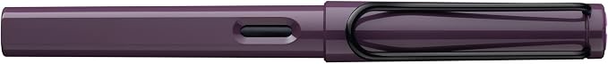 LAMY safari violet-blackberry - Fountain Pen with ergonomic grip & black steel nib in size EF - ideal for any Writing & Calligraphy - including LAMY T 10 blue cartridge - Right-Handed
