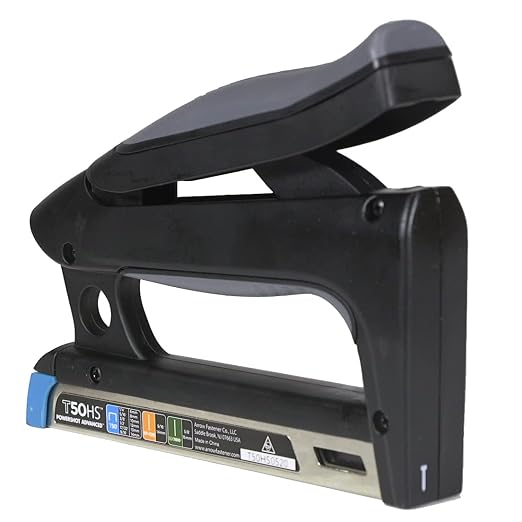 Arrow T50HS PowerShot Advanced Professional Heavy Duty 2-In-1 Staple and Nail Gun for Wood, Upholstery, Furniture, Crafts, Fits All T50 Staples and 5/8” Brad Nails