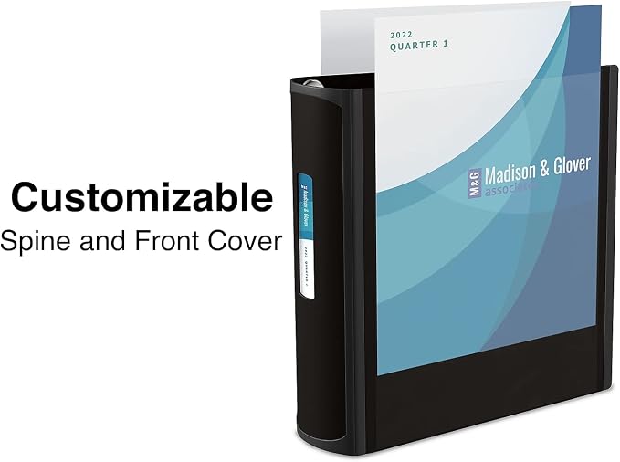 Staples 2-Inch 3-Ring Better Binder, Durable View Binder for Office & School Storage, Black, 2-Pack