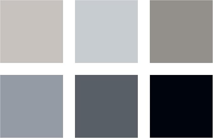 STAEDTLER Pigment Arts Soft Brush Pen, Grey Colours, Pack of 6 Pens, 372 C6