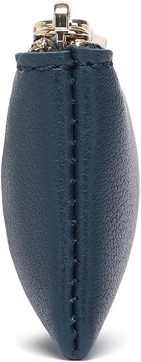 Slim Pencil Case Small Pencil Pouch Pen Case (Navy Blue/FL)